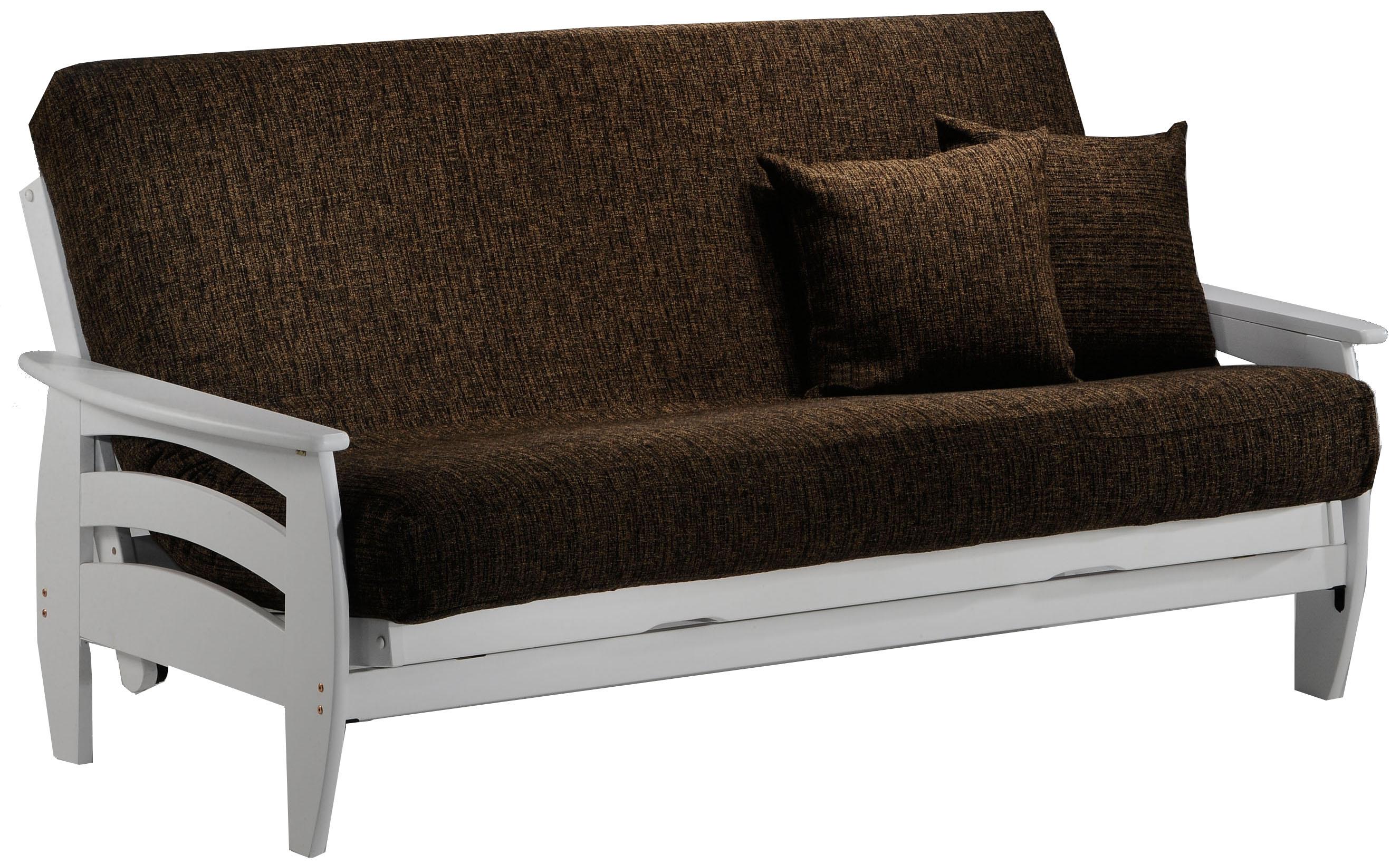 Night & Day Furniture Corona White Queen Size Futon Godby Home